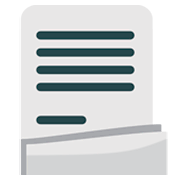 Emoji 📃 Pagina Con Piega su JoyPixels 1.0.