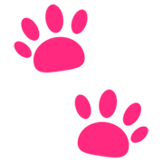 Émoji 🐾 Empreintes D’animaux sur JoyPixels 1.0.