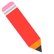 ✏️ Emoji Bleistift JoyPixels 1.0.