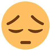 😔 Emoji Rosto Deprimido na JoyPixels 1.0.