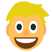 Emoji 👱 Persona Bionda su JoyPixels 1.0.