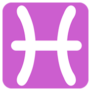 ♓ Emoji Signo De Peixes na JoyPixels 1.0.