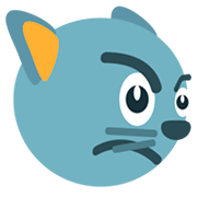 Emoji 😾 Gatto Imbronciato su JoyPixels 1.0.