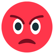😡 Emoji Rosto Furioso na JoyPixels 1.0.
