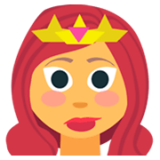 Prinzessin Emoji auf JoyPixels 1.0.