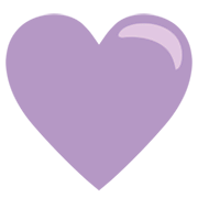 Emoji 💜 Cuore Viola su JoyPixels 1.0.