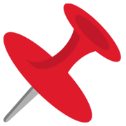 Emoji 📌 Puntina su JoyPixels 1.0.