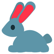 Emoji 🐇 Coniglio su JoyPixels 1.0.