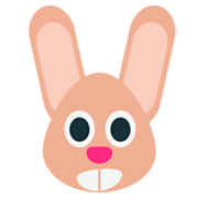 🐰 Emoji Hasengesicht JoyPixels 1.0.