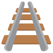 🛤️ Emoji Vía De Tren en JoyPixels 1.0.