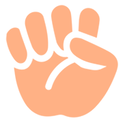 Emoji ✊ Pugno su JoyPixels 1.0.