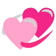Émoji 💞 Cœurs Qui Tournent sur JoyPixels 1.0.