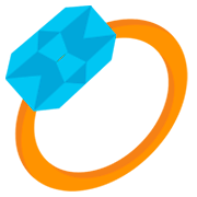 💍 Emoji Anillo en JoyPixels 1.0.