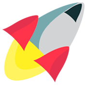 Emoji 🚀 Razzo su JoyPixels 1.0.