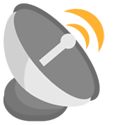 Emoji 📡 Antenna Satellitare su JoyPixels 1.0.