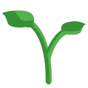 Emoji 🌱 Germoglio su JoyPixels 1.0.