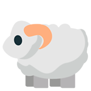Émoji 🐑 Mouton sur JoyPixels 1.0.