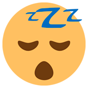 😴 Emoji schlafendes Gesicht JoyPixels 1.0.