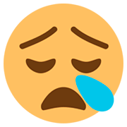 Emoji 😪 Faccina Assonnata su JoyPixels 1.0.