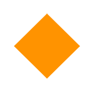 Émoji 🔸 Petit Losange Orange sur JoyPixels 1.0.
