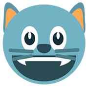 Emoji 😺 Gatto Che Sorride su JoyPixels 1.0.