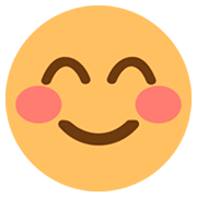 😊 Emoji Cara Feliz Con Ojos Sonrientes en JoyPixels 1.0.