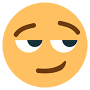 😏 Emoji selbstgefällig grinsendes Gesicht JoyPixels 1.0.