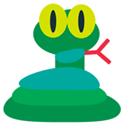Emoji 🐍 Serpente su JoyPixels 1.0.