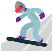 🏂 Emoji Practicante De Snowboard en JoyPixels 1.0.