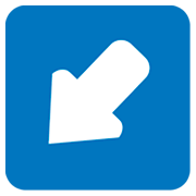 ↙️ Emoji Flecha Hacia La Esquina Inferior Izquierda en JoyPixels 1.0.
