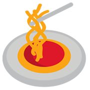 Émoji 🍝 Spaghetti sur JoyPixels 1.0.