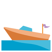 🚤 Emoji Lancha Motora en JoyPixels 1.0.