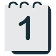 🗓️ Emoji Calendario De Espiral en JoyPixels 1.0.