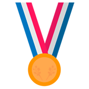 Émoji 🏅 Médaille Sportive sur JoyPixels 1.0.