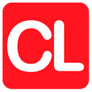 Emoji 🆑 Pulsante CL su JoyPixels 1.0.