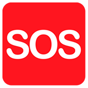 🆘 Emoji SOS-Zeichen JoyPixels 1.0.