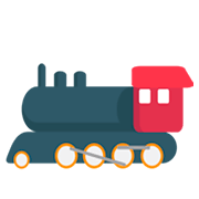 🚂 Emoji Locomotora De Vapor en JoyPixels 1.0.