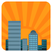 🌇 Emoji Sonnenuntergang in der Stadt JoyPixels 1.0.
