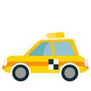 Émoji 🚕 Taxi sur JoyPixels 1.0.