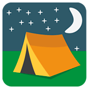 Émoji ⛺ Tente sur JoyPixels 1.0.
