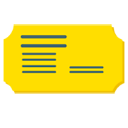 Emoji 🎫 Biglietto su JoyPixels 1.0.