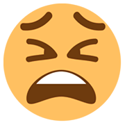 😫 Emoji Cara Cansada en JoyPixels 1.0.