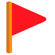 🚩 Emoji Bandera Triangular en JoyPixels 1.0.