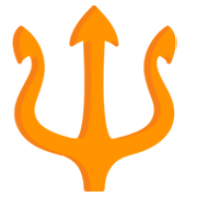 🔱 Emoji Emblema De Tridente en JoyPixels 1.0.