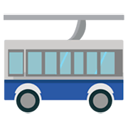 Émoji 🚎 Trolleybus sur JoyPixels 1.0.