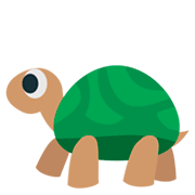 Emoji 🐢 Tartaruga su JoyPixels 1.0.