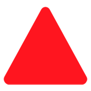 🔺 Emoji Triângulo Vermelho Para Cima na JoyPixels 1.0.