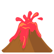 Émoji 🌋 Volcan sur JoyPixels 1.0.