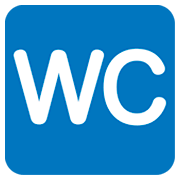 Emoji 🚾 Simbolo Del WC su JoyPixels 1.0.