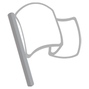🏳️ Emoji Bandeira Branca na JoyPixels 1.0.
